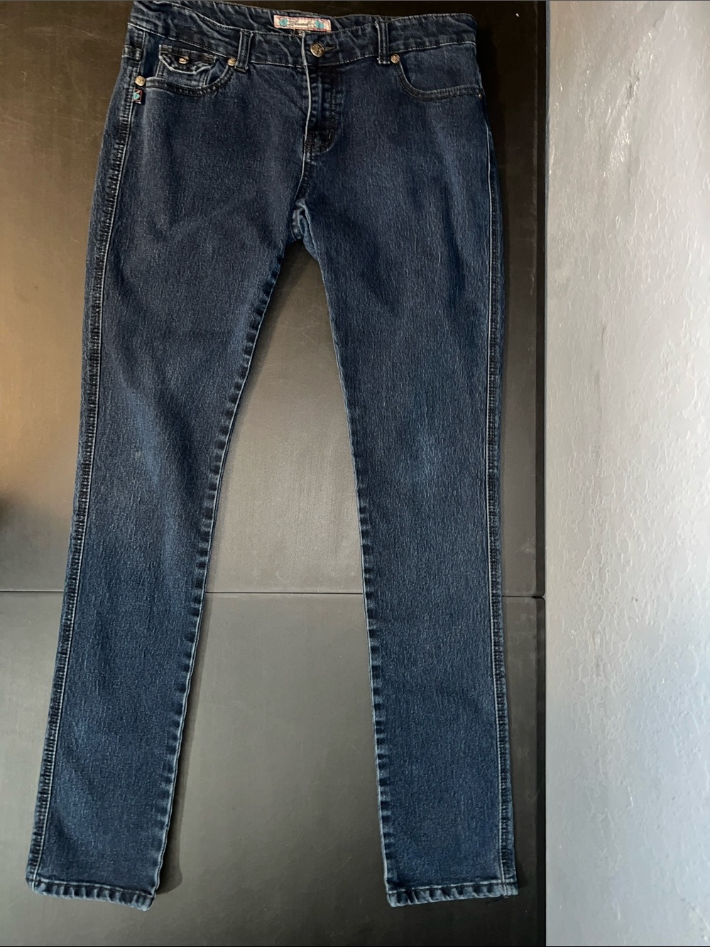Thread Women's Slim Jeans in Dark Blue Denim